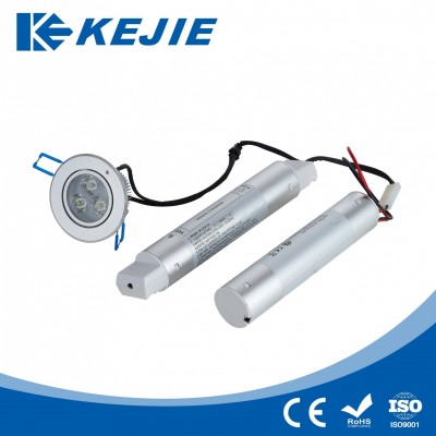 Kejie Embedded Aluminum Recessed LED Emergency Spotlight with Battery